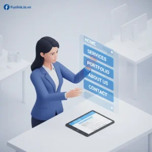 Tối ưu menu điều hướng website thông minh để cải thiện trải nghiệm người dùng và tăng chuyển đổi.