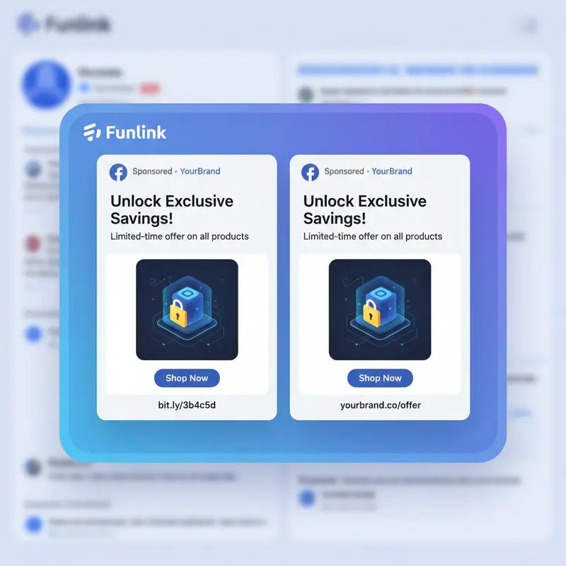 So sánh hiệu quả của việc tùy chỉnh link rút gọn thương hiệu so với link mặc định trên quảng cáo.