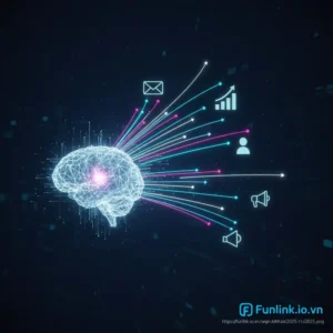 Ứng dụng AI trong email marketing - Minh họa AI giúp tăng trưởng tỷ lệ mở và click email.