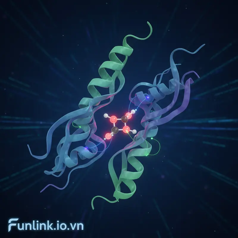 Ứng dụng máy tính lượng tử trong mô phỏng tương tác giữa phân tử thuốc và protein.