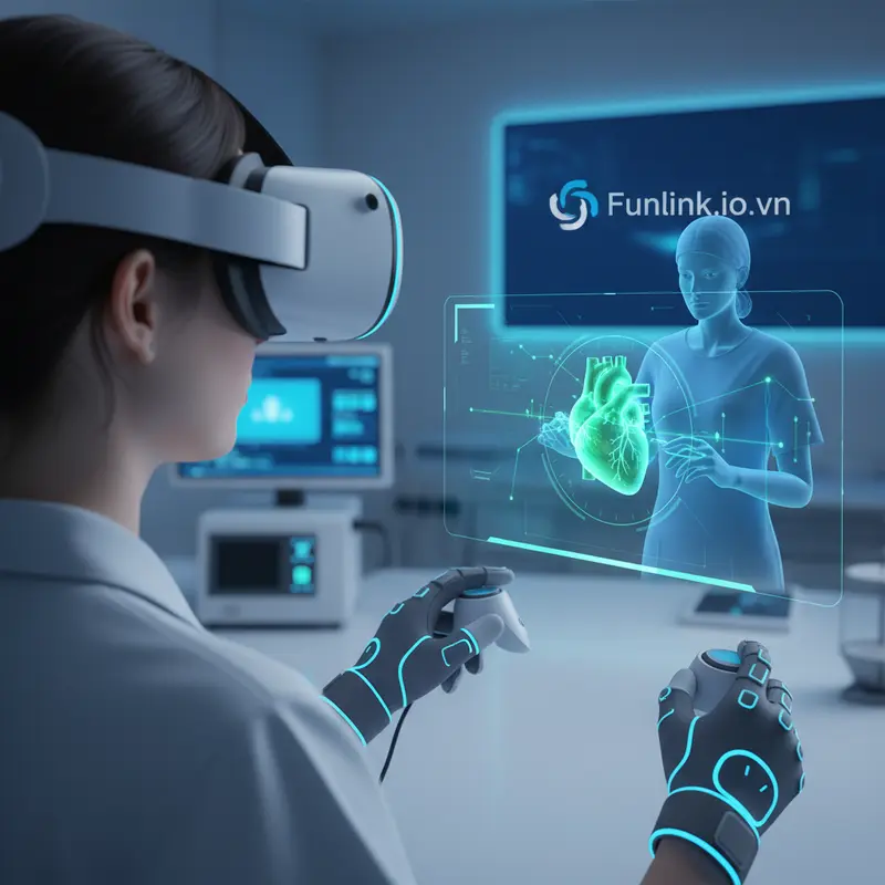 Ứng dụng metaverse trong giáo dục y khoa: sinh viên thực hành phẫu thuật an toàn qua mô phỏng VR.