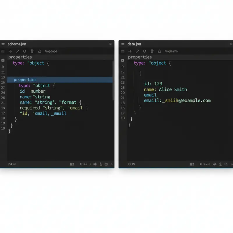 Ví dụ code về một JSON Schema đơn giản