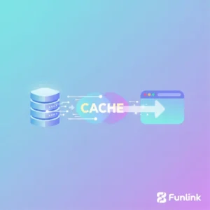 Web cache là gì - Minh họa máy chủ và trình duyệt đang trao đổi dữ liệu qua bộ nhớ đệm.